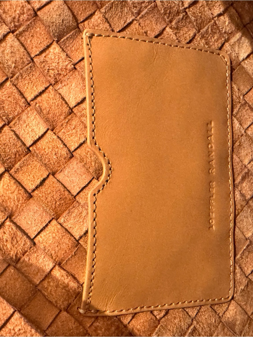 Loeffler Randall Billie Woven Leather Shoulder Bag - Picture 9 of 16